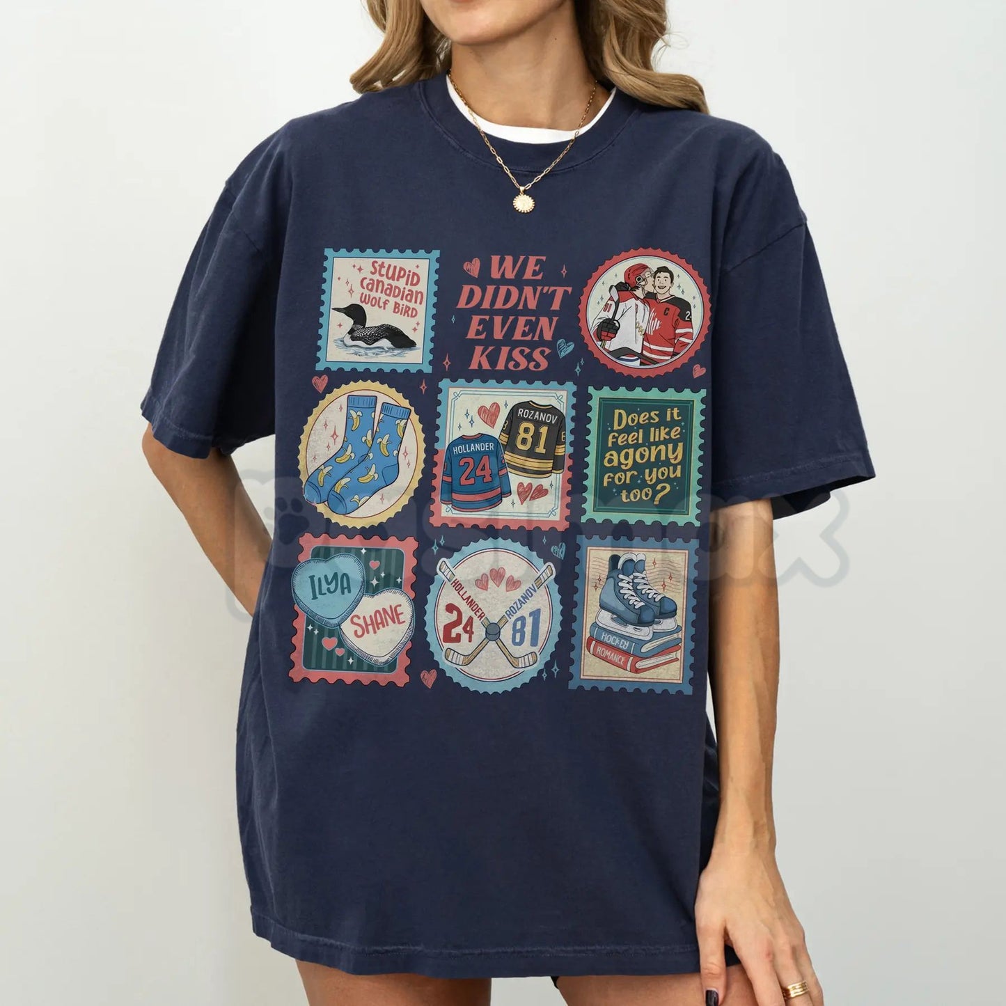 Comfort Colors® Heated Rivalry "Heated" T-Shirt – Connor & Ilya Hockey Romance Fan Tee, Shane Rozanov Rivals to Lovers Shirt, Aesthetic MM Bookish Top