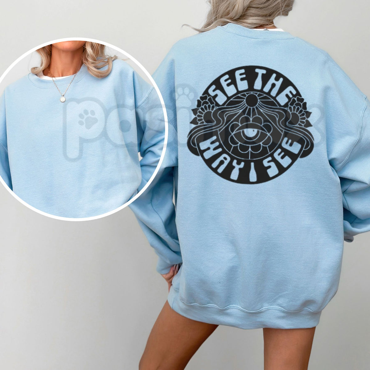 STWIS Logo Vintage Sweatshirt | Retro Brand Graphic Crewneck