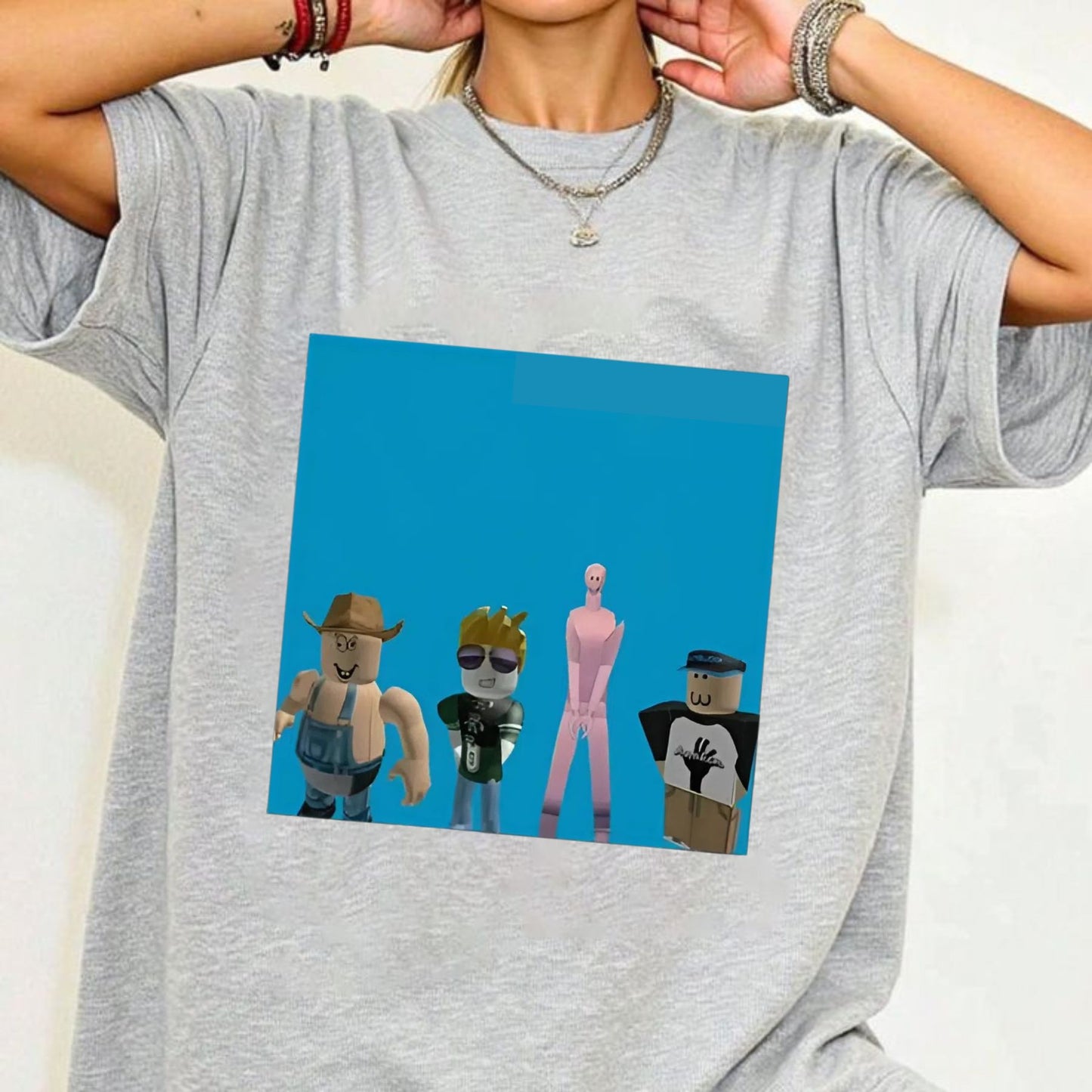 Funny Roblox T-Shirt - Fashion Cotton Gaming Tee, Unisex Style for Men & Women