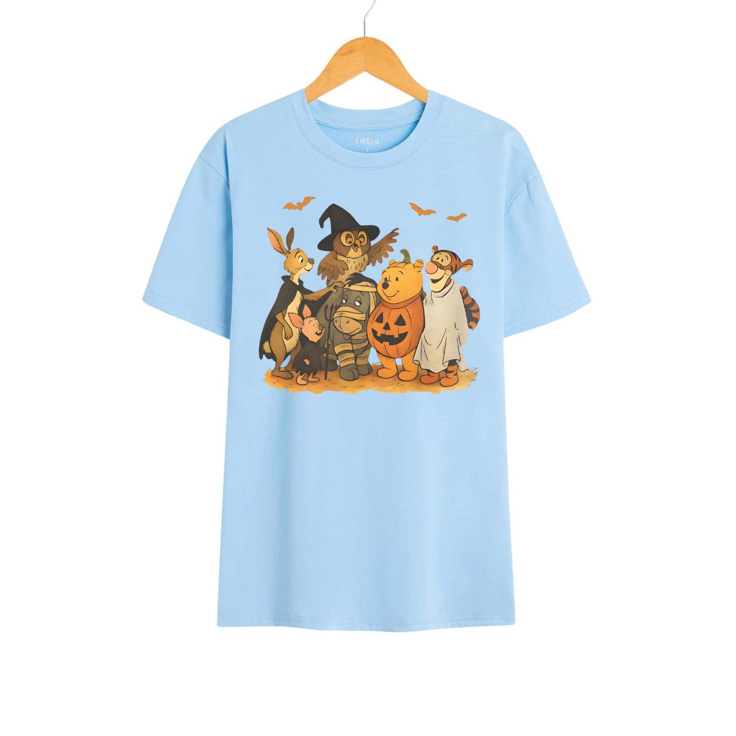 Vintage Halloween Animal Friends T-Shirt - Retro Cartoon Fall Tee, Cute & Spooky Collectors Apparel