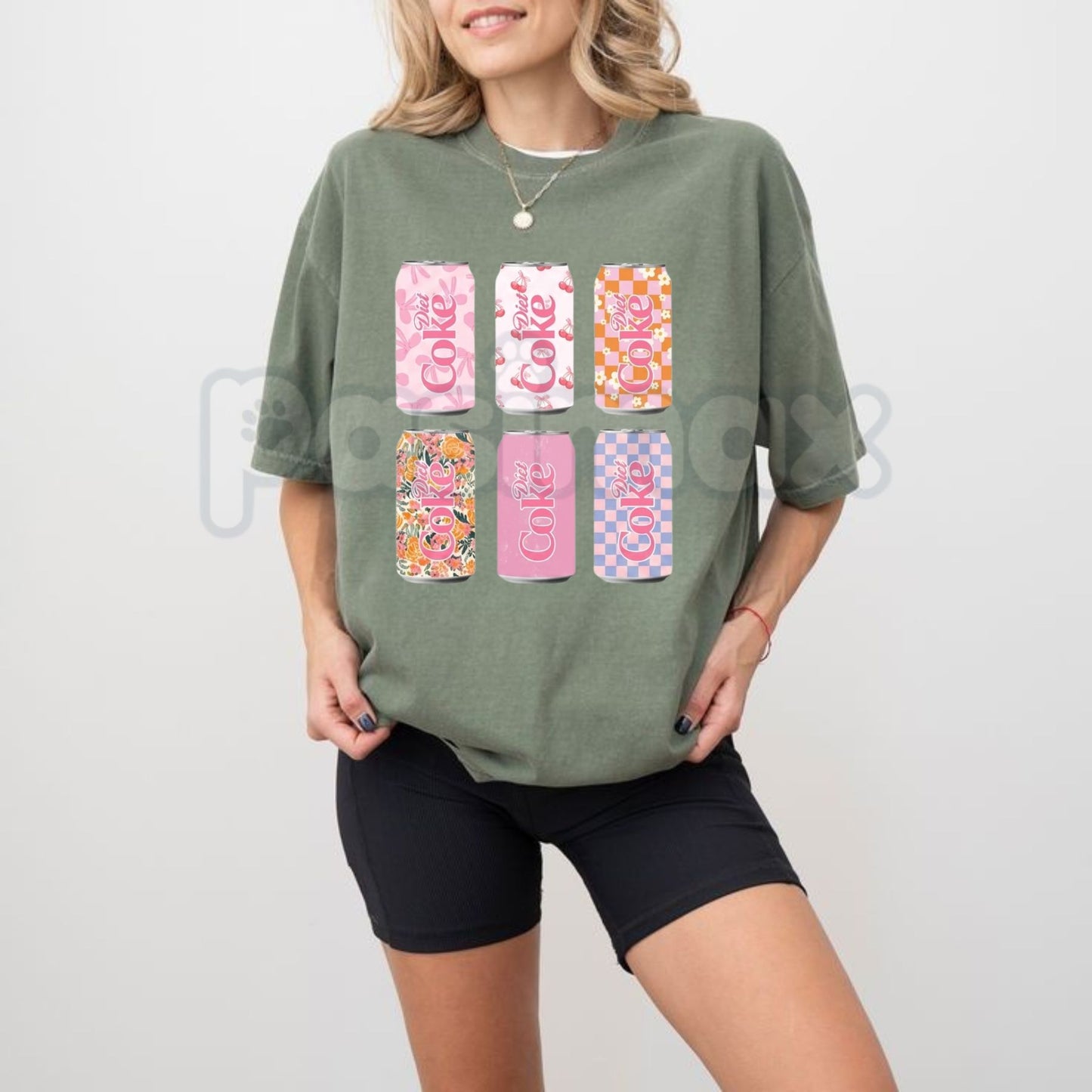 Comfort Colors® "Diet Soda" Graphic T-Shirt – Retro 90s Aesthetic Fizzy Pop Meme Tee, Sarcastic Funny Foodie Unisex Boutique Top