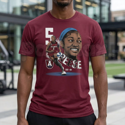Angel Reese Atlanta Dream Dual Image T-Shirt – WNBA Hoops Graphic Tee