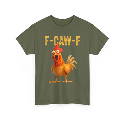 FCAWF Chicken T-Shirt - Funny Adult Humor Tee, Cotton Unisex Graphic Shirt