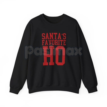 Santa’s Favorite Ho Cozy Christmas Crewneck | Funny Viral Holiday Sweatshirt for Women | Adult Humor Xmas Jumper