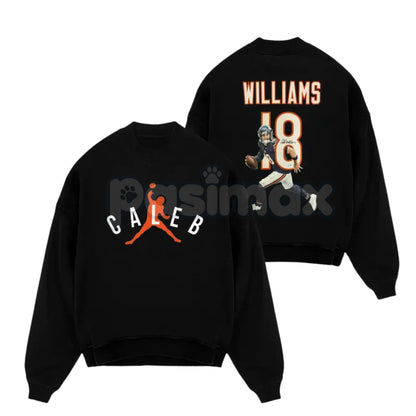Caleb Williams – Air Caleb #18 For Bears Nation Cotton Hoodie, Sweatshirt & T-Shirt