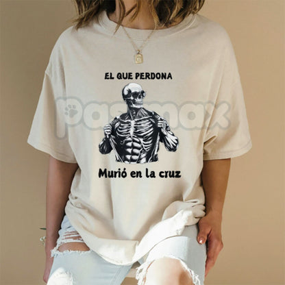 "Chidas Gym" Funny Mexican Slang T-Shirt – Sarcastic Calavera Workout Tee, Premium 100% Cotton Sugar Skull Gym Top, Soft Lived-In Heavyweight Latino Humor Shirt, Made in USA