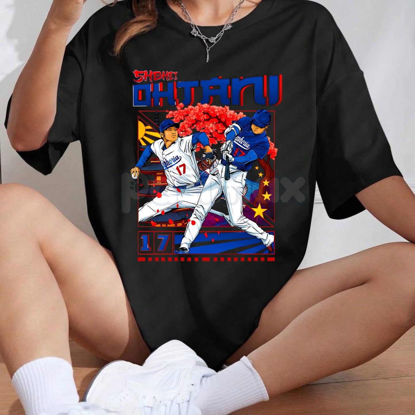 Shohei Ohtani Graphic T-Shirt LA Baseball MVP Tee - Angels Dodgers Japan MLB Fan Apparel, Unisex Baseball Gift