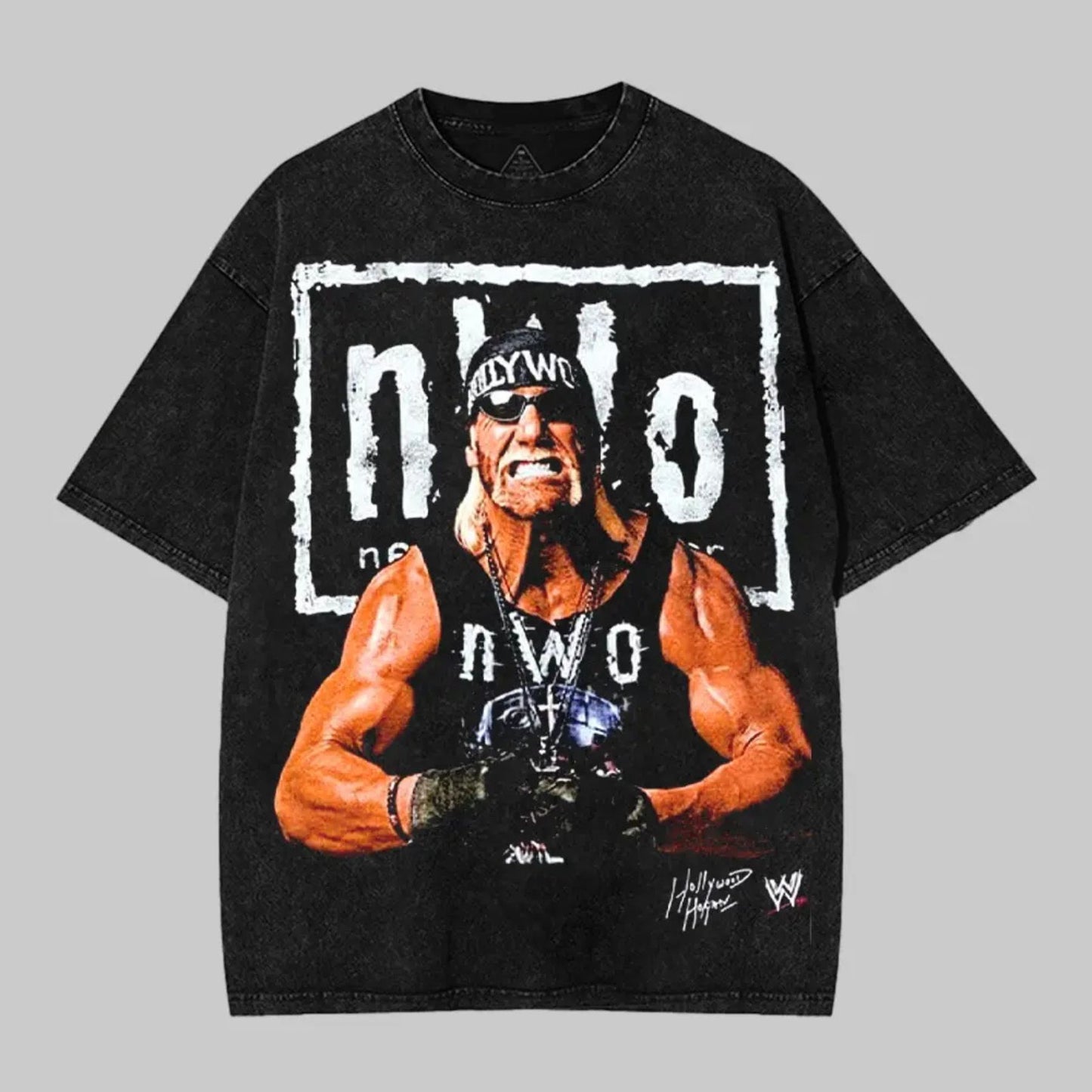 Retro NWO Hulk Hogan T-Shirt - Vintage Wrestling Tee, NWO 90s WWF Throwback