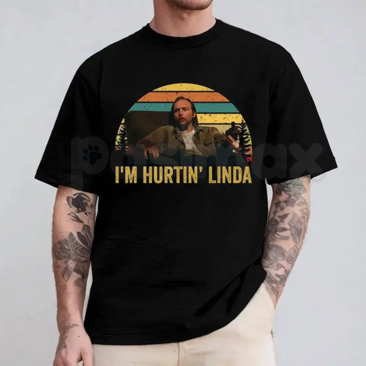 "Im Hurtin Linda" Vintage Movie T-Shirt – Funny Sling Blade Karl Childers Quote Graphic Tee