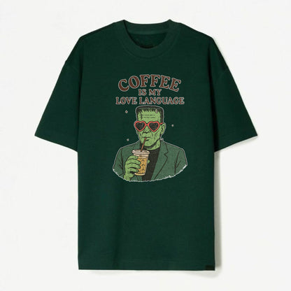 "Coffee Is" T-Shirt - Unisex Classic Fit, Minimalist Coffee Lover Tee