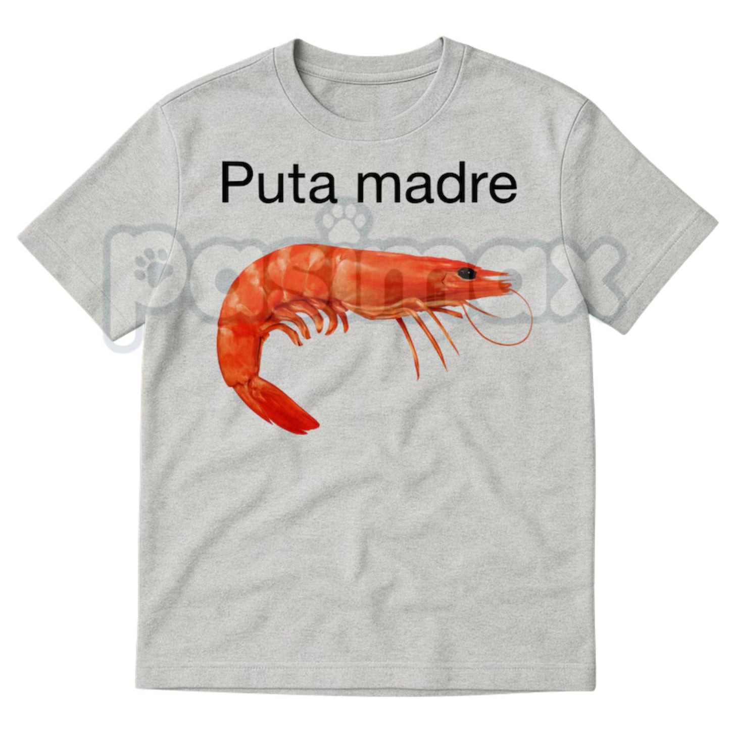 Unhinged Shrimp Meme Graphic Tee - Absurdist Internet Humor Shirt, Viral Shrimp Joke Apparel, Niche Surreal Comedy Gift