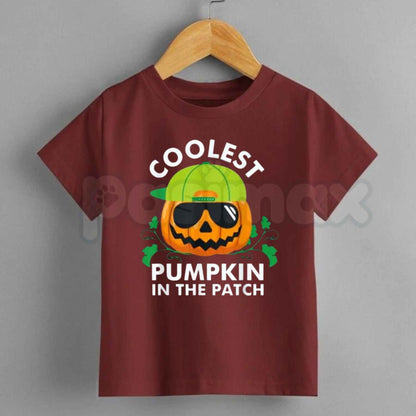 Coolest Pumpkin In The Patch T-Shirt – Kids Halloween Fall Youth Tee