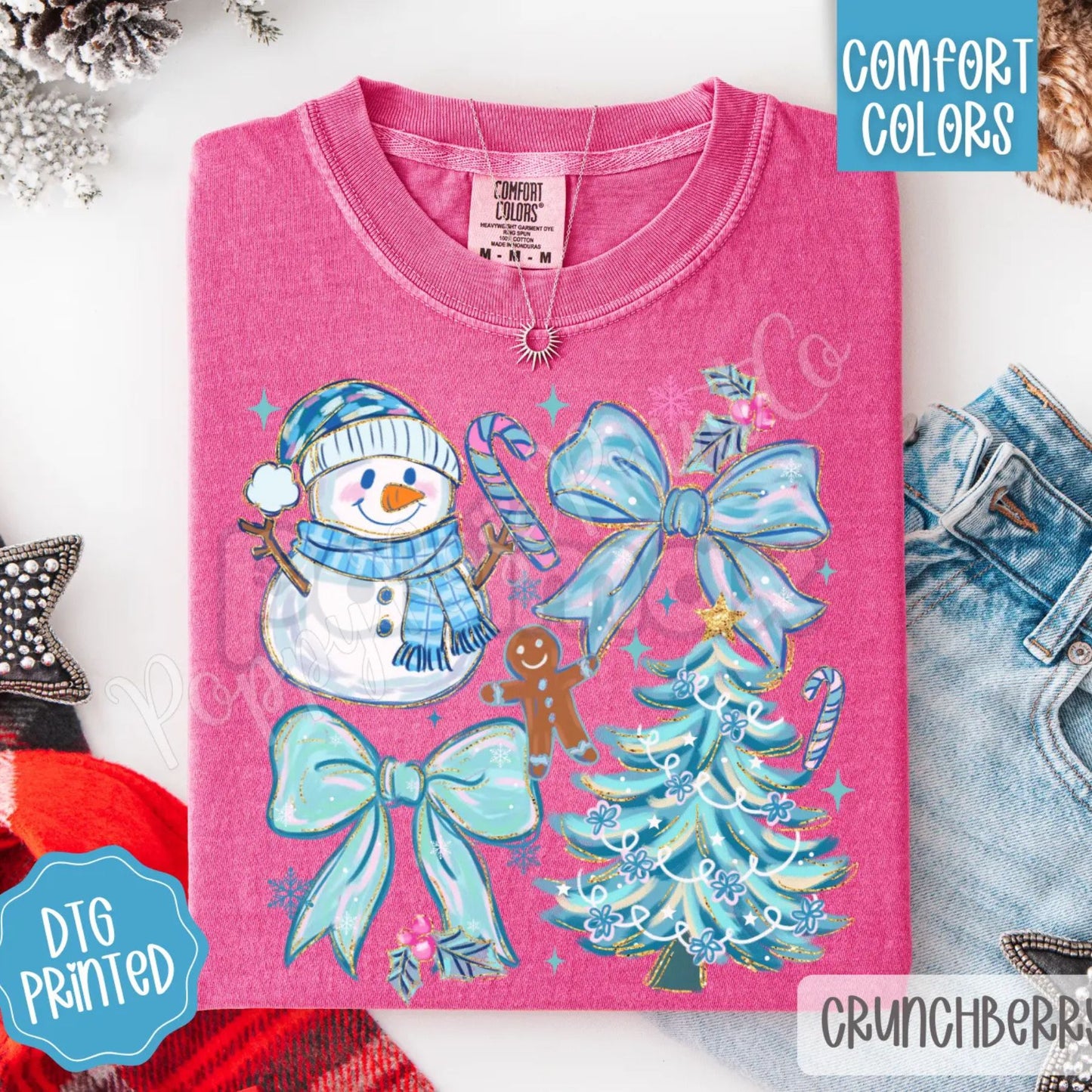 'I'll Have a Blue Christmas' Comfort Colors® T-Shirt – Retro Holiday Song Tee, Trendy Winter Aesthetic Apparel