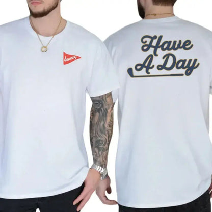 Breezy Golf "Have A Day" 2-Sided Tee - Unisex Comfort Shirt, Perfect Golf Lover Gift