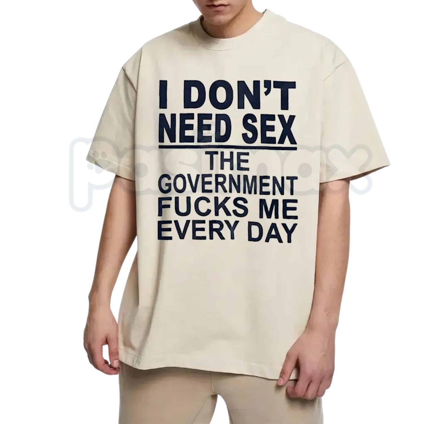 "Government Fk Me Every Day" Graphic T-Shirt – Bold Political Sarcastic Tee, Premium 100% Cotton Pro-Liberty Top, Soft Lived-In Heavyweight Anti-Bureaucracy Shirt, Made in USA
