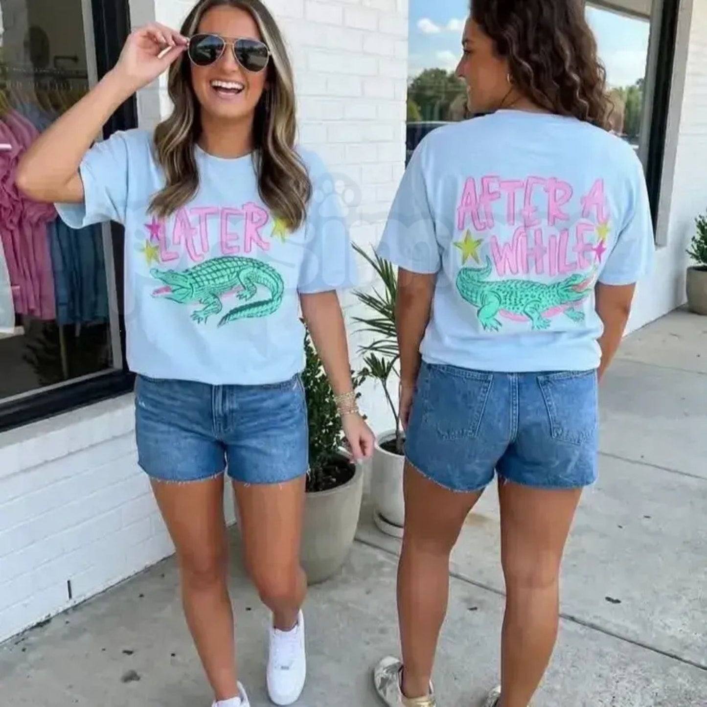 Comfort Colors® Later Gator After While Crocodile T-Shirt – Retro Summer Alligator Graphic Tee, Funny Sarcastic Animal Shirt, Aesthetic Florida Vibe Top