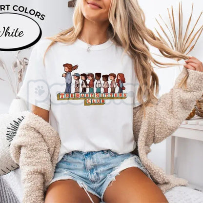 Comfort Colors® Steve Harrington "The Baby Sitters Club" T-Shirt – Retro 80s Hawkins Crewneck, Funny Harrington Babysitter Shirt, Vintage Graphic Tee
