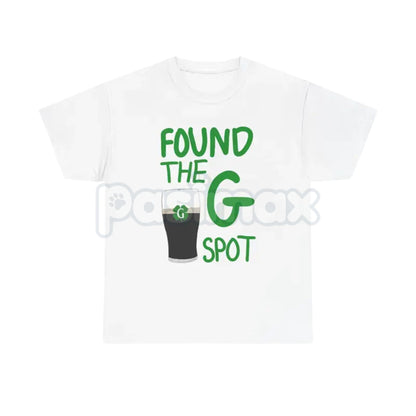 "Found the G" Minimalist St. Patrick's Day T-Shirt - Clean Split the G Stout Graphic Tee, Premium Heavyweight 100% Cotton Irish Humor Top, Sleek Beer Lover Statement Shirt, Modern St. Paddy’s Day Party Apparel, High-Quality Made in USA Pub Gear