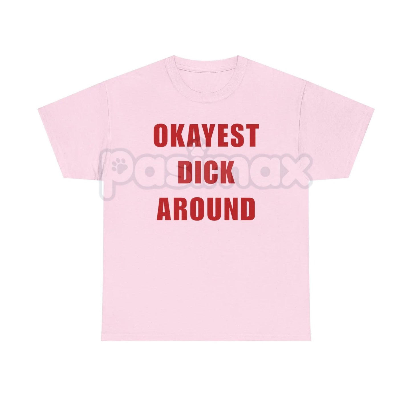 "Okayest Weiner Around" Funny T-Shirt – Sarcastic Weiner Dog Graphic Tee, Premium 100% Cotton Dachshund Humor Top, Soft Lived-In Heavyweight Doxie Lover Shirt, Made in USA