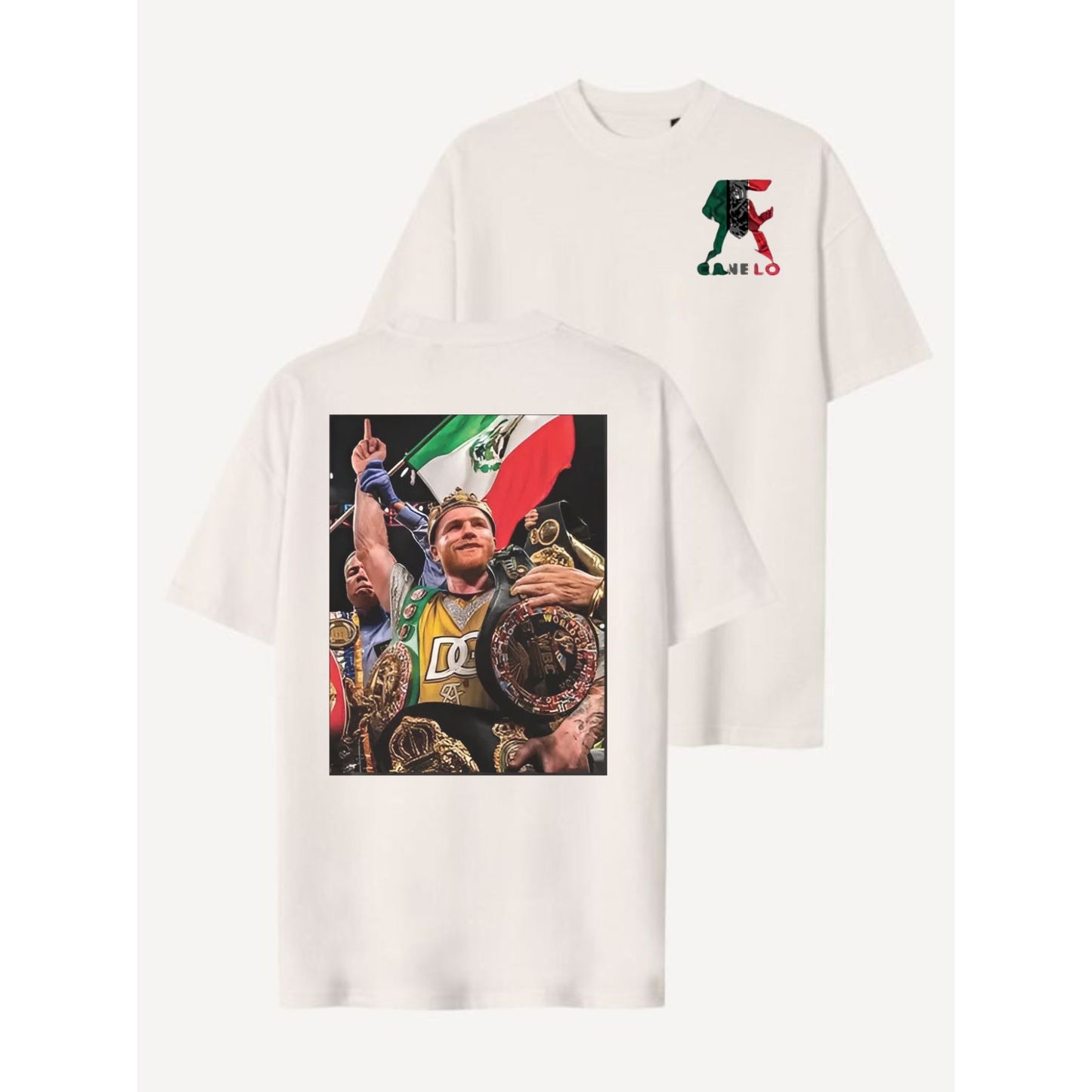 Canelo 2-Sided T-Shirt - Official Boxer Fan Apparel, Full Colors & Sizes for Men & Women