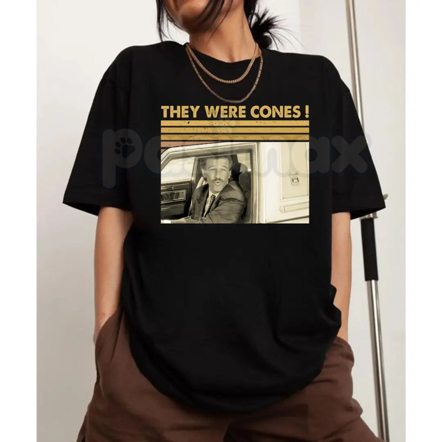 "They Were Cones" Retro Quote Shirt - I Think You Should Leave Meme Tee, Funny Tim Robinson Sketch Comedy Apparel, Niche Fan Gift