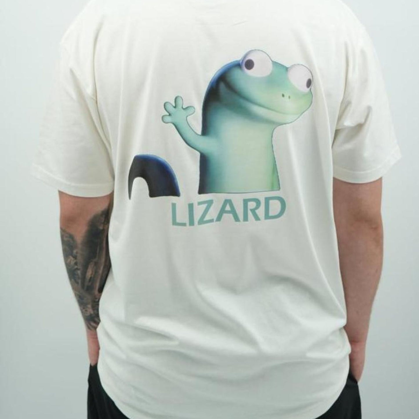 Viral Lizard Meme T-Shirt - Funny Internet Meme Tee, Everyday Basic Unisex Apparel, Classic Look