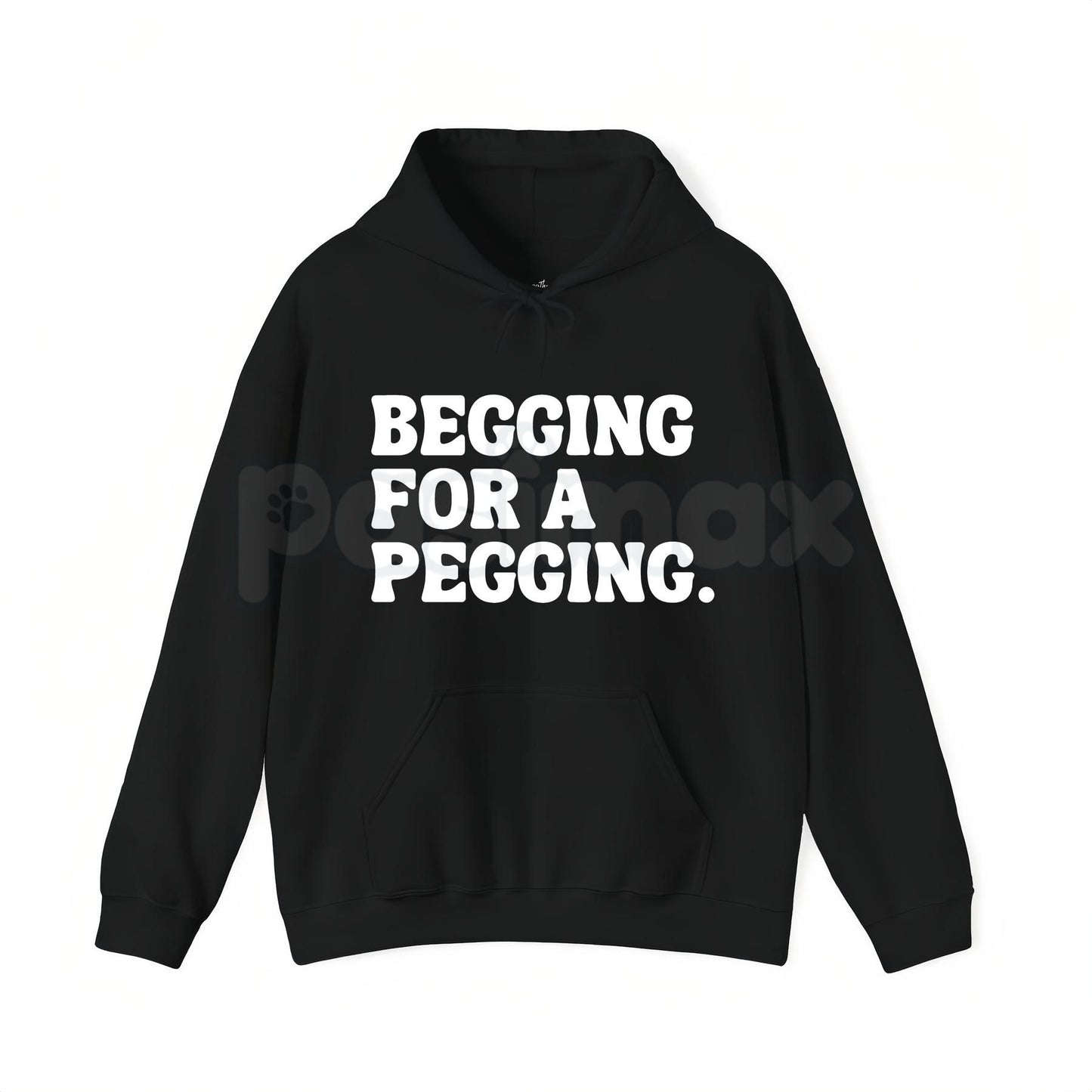 "Begging for A Pegging" Funny Letter Print T-Shirt – Adult Humor Graphic Tee, Unisex Sweatshirt & Hoodie
