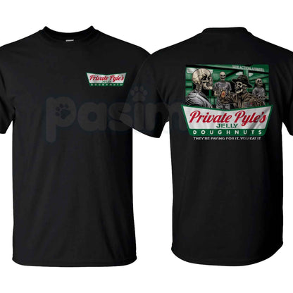 Private Pyle's Jelly Doughnuts T-Shirt – Funny Military Movie Quote Patriotic Unisex Cotton Tee