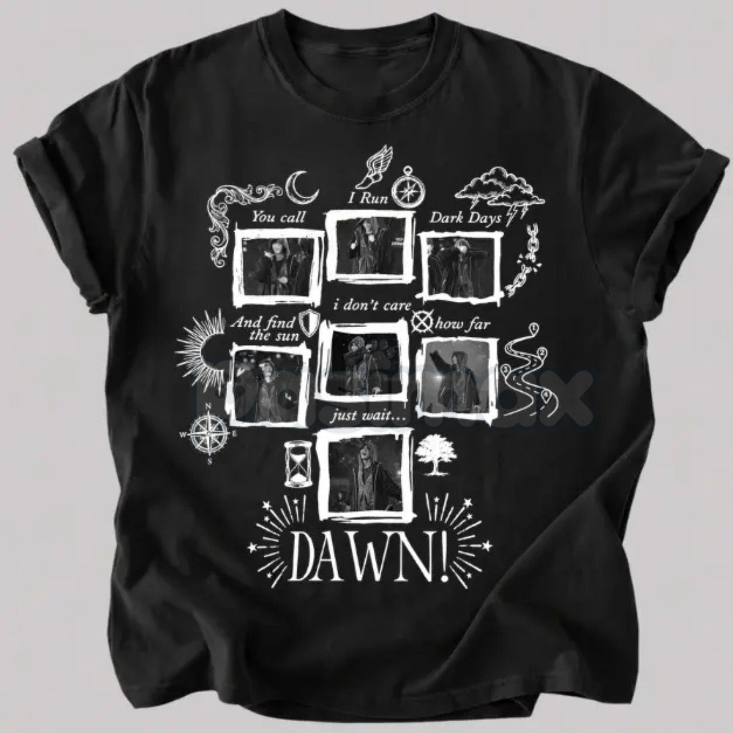 "Into The Sun" Lyrics T-Shirt – Funny Vintage Inspired Road Trip Graphic Tee