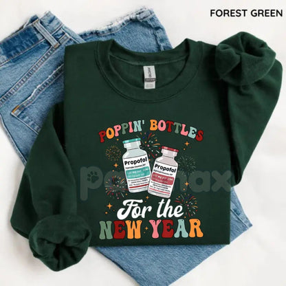 ICU Nurse New Year 2026 Sweatshirt | Critical Care Nursing Holiday Jumper | Registered Nurse NYE 2026 Crewneck | Funny Healthcare Gift