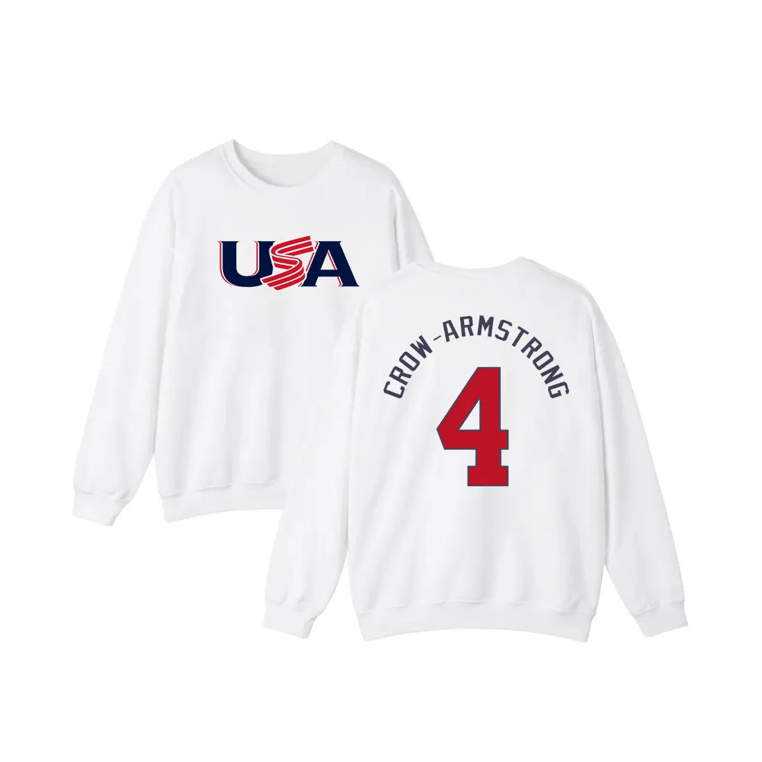 Vintage Team USA Baseball Sweatshirt | 2026 World Baseball Tournament Crewneck | White & Black Colorblock Pullover | Retro American Baseball Jumper | USA Flag Graphic Sports Top | 2026 Game Day Fan Apparel