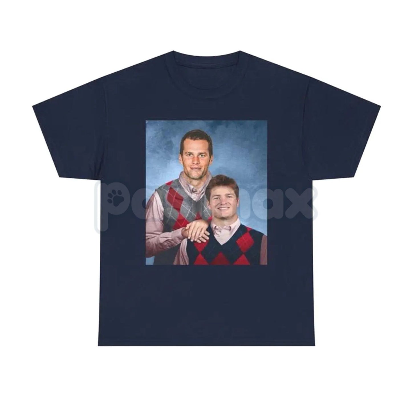 Brady & Maye Step Brothers T-Shirt - Funny Patriots Fan Apparel, NFL Rookie Parody Tee, New England Quarterback Humor Gift