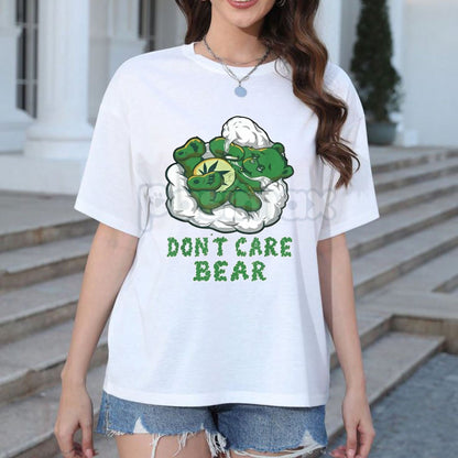 Funny Bear Smoking Weed 4:20 T-Shirt - Chill Stoner Graphic Tee, Cannabis Marijuana Humor Shirt, Psychedelic Animal Forest Gift for Smokers