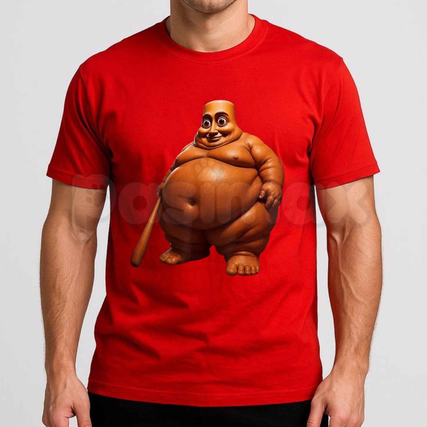 Tung Tung Tung Sahur Fat Meme T-Shirt – Viral Internet Humor Unisex Cotton Tee