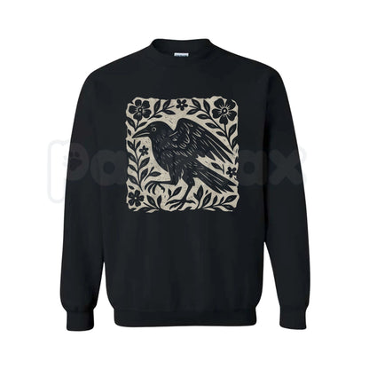 Gothic Raven Graphic Shirt – Edgar Allan Poe Nevermore Hoodie & Dark Academia Witchy Sweatshirt
