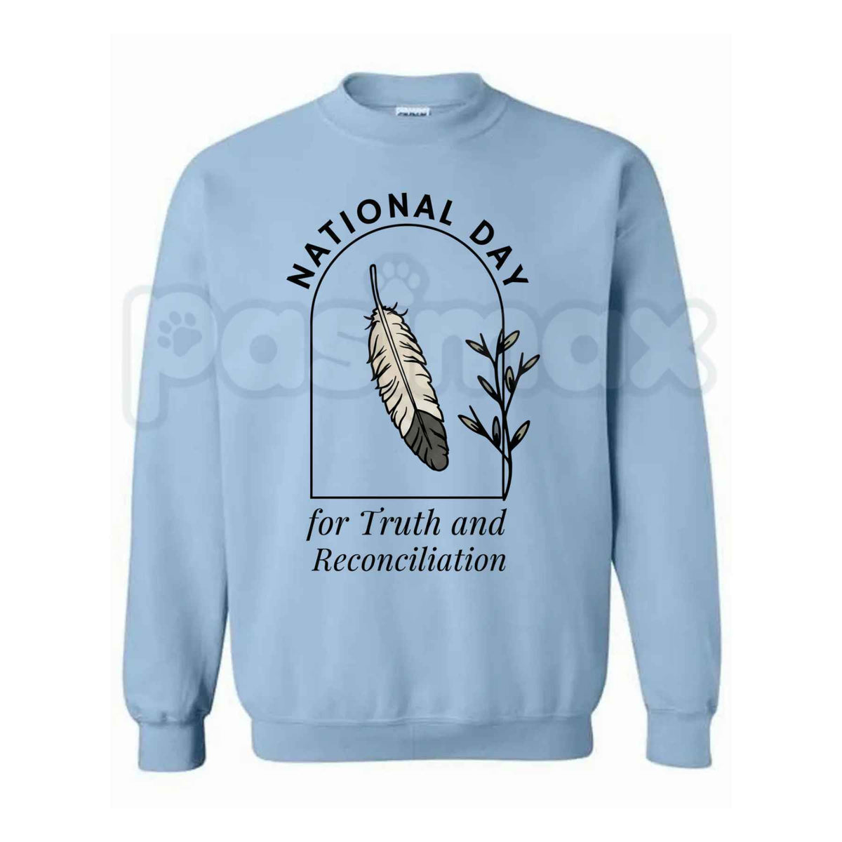 Orange Shirt Day Sweatshirt | Truth And Reconciliation Native Feather Crewneck