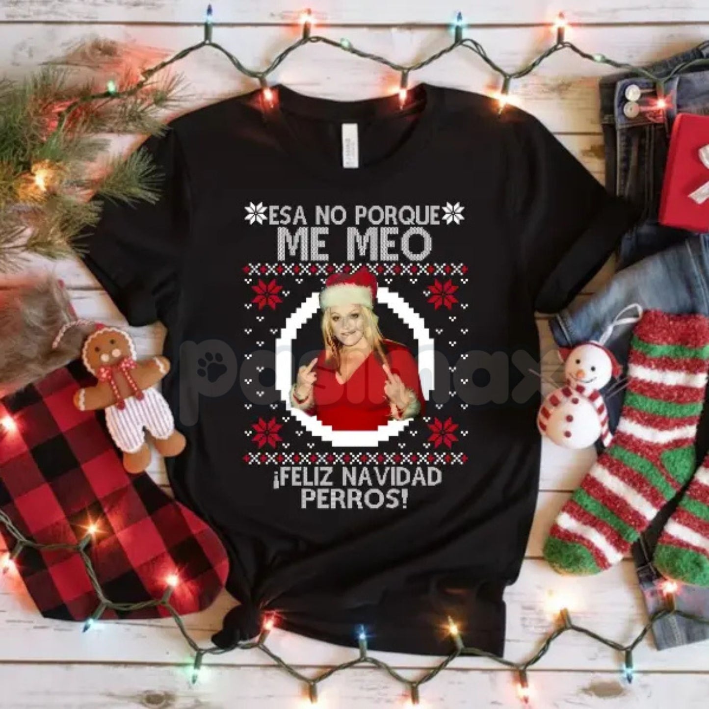 "Eso No Porque Me Meo" Funny T-Shirt - Spanish Meme Quote Tee, Relatable Humor Apparel, Unisex Latine Joke Shirt