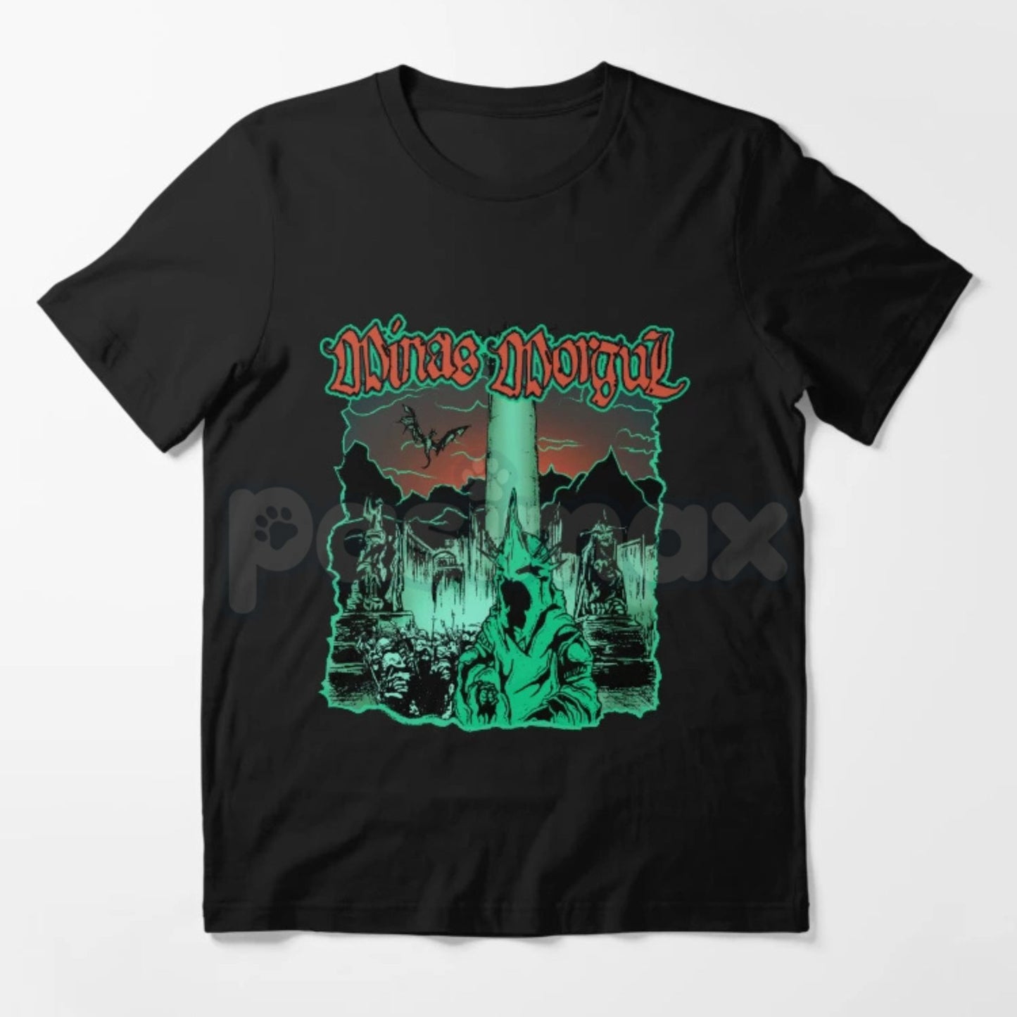 Vintage Minas Morgul Graphic Tee - Nazgûl Morgul King Shirt, Dark Lord of the Rings Movie Apparel, Tolkien Fan Gift