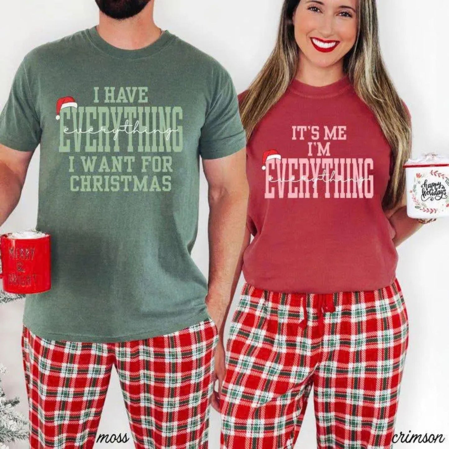 'I Have Everything I Need For Christmas' Comfort Colors® Tee – Sarcastic Holiday Gift T-Shirt, Contentment Vibe Shirt