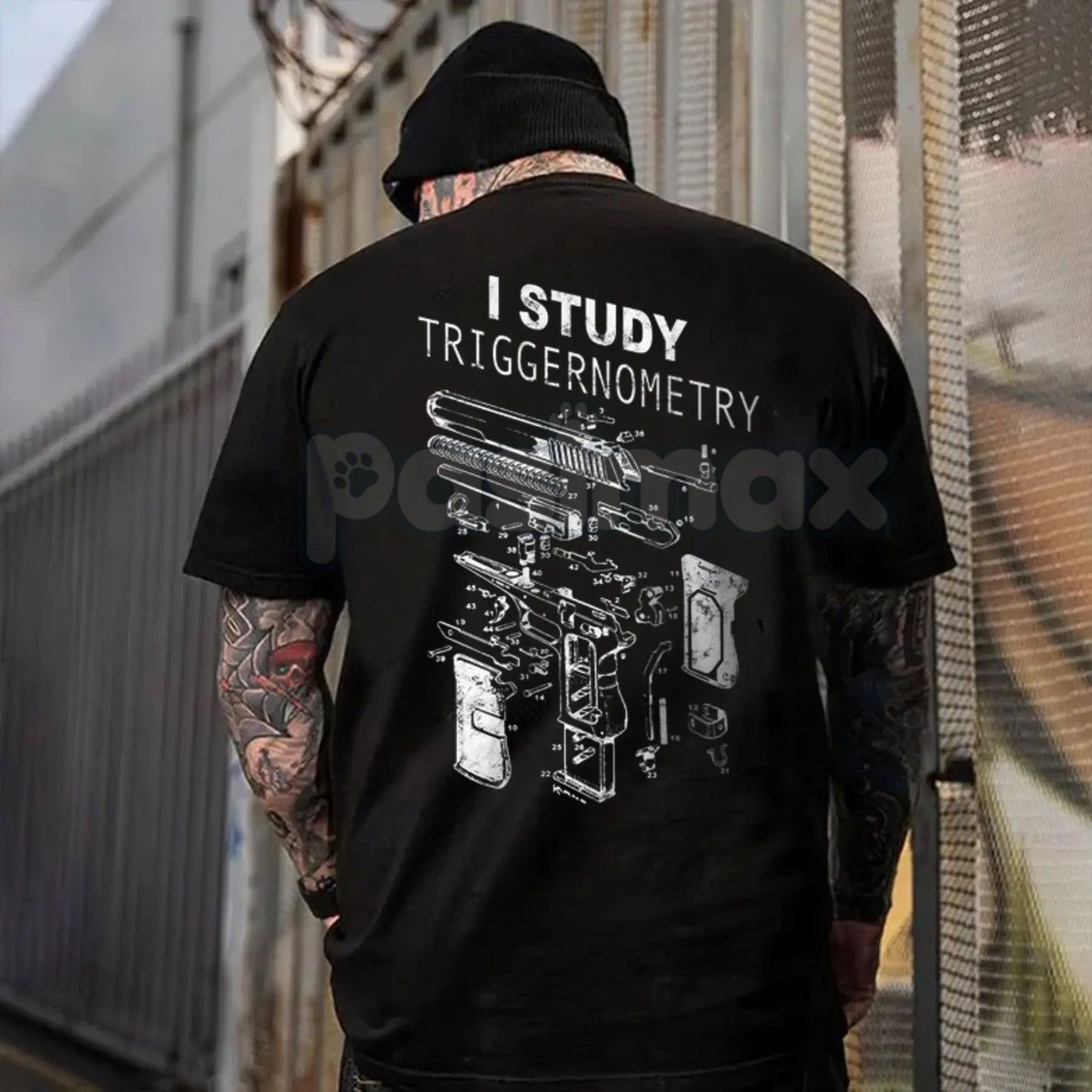"I Study Triggernometry" T-Shirt - Funny Witty Slogan Tee, Political Humor Statement Shirt, Sarcastic Culture War Apparel