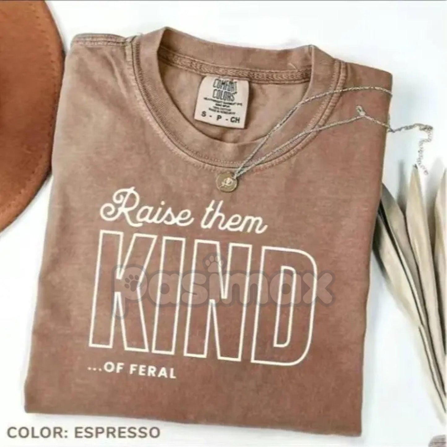 'Raise Them Kind, Not Controlled' Comfort Colors® T-Shirt – Funny Mama Tee, Feral Boys Mom Gift, Casual Cotton Womenswear