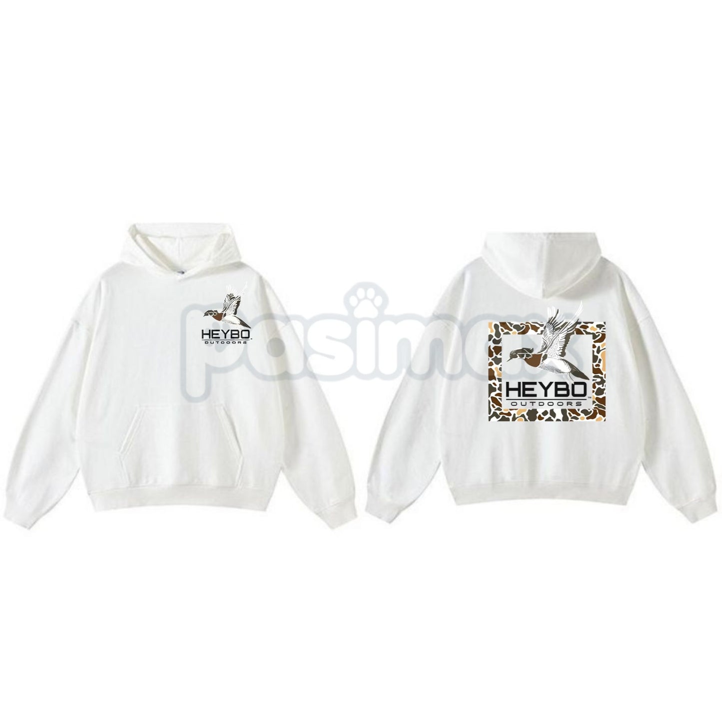 Heybo Outdoors Hoodie – Classic Hunting & Fishing Apparel Pullover, Essential Active Lifestyle Gear, Unisex