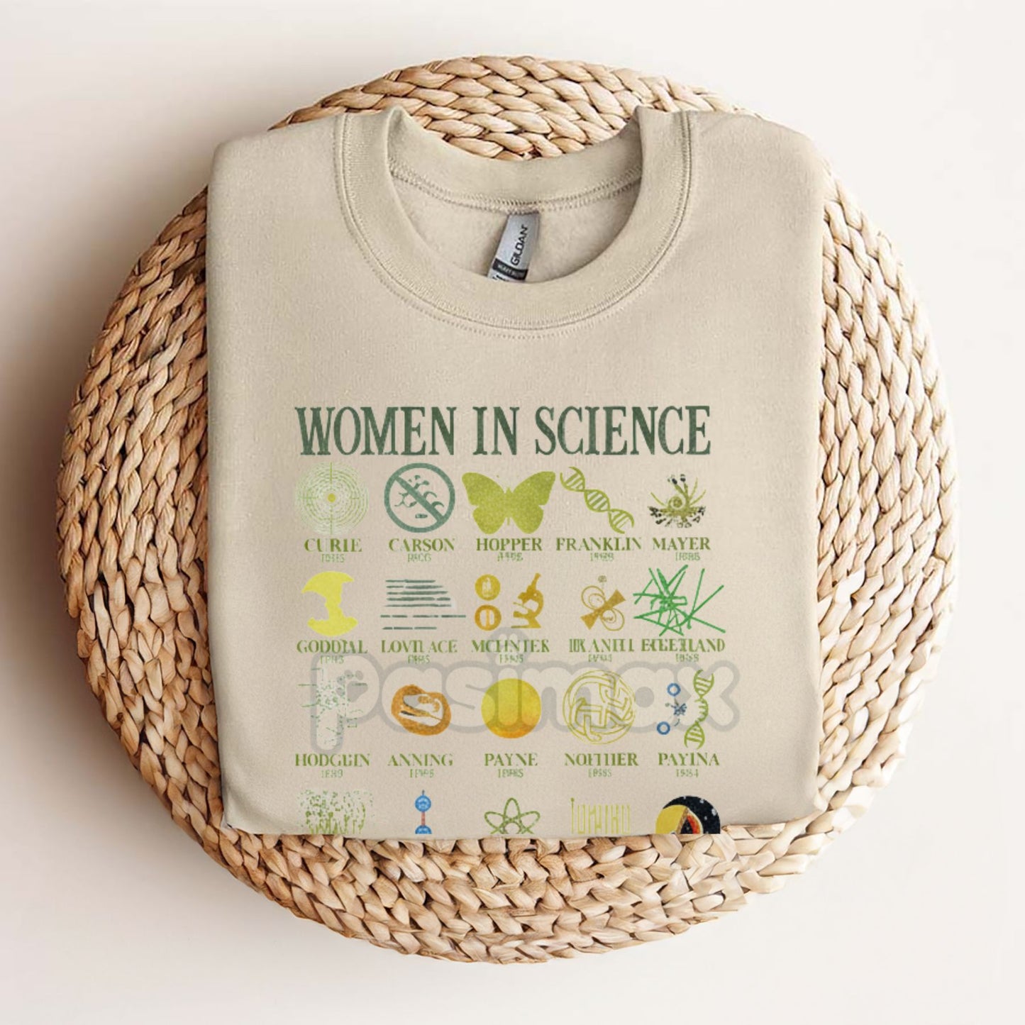 Women in Science T-Shirt - Scientist Empowerment Graphic Tee, Female STEM Apparel, Unisex Educational Gift for Her