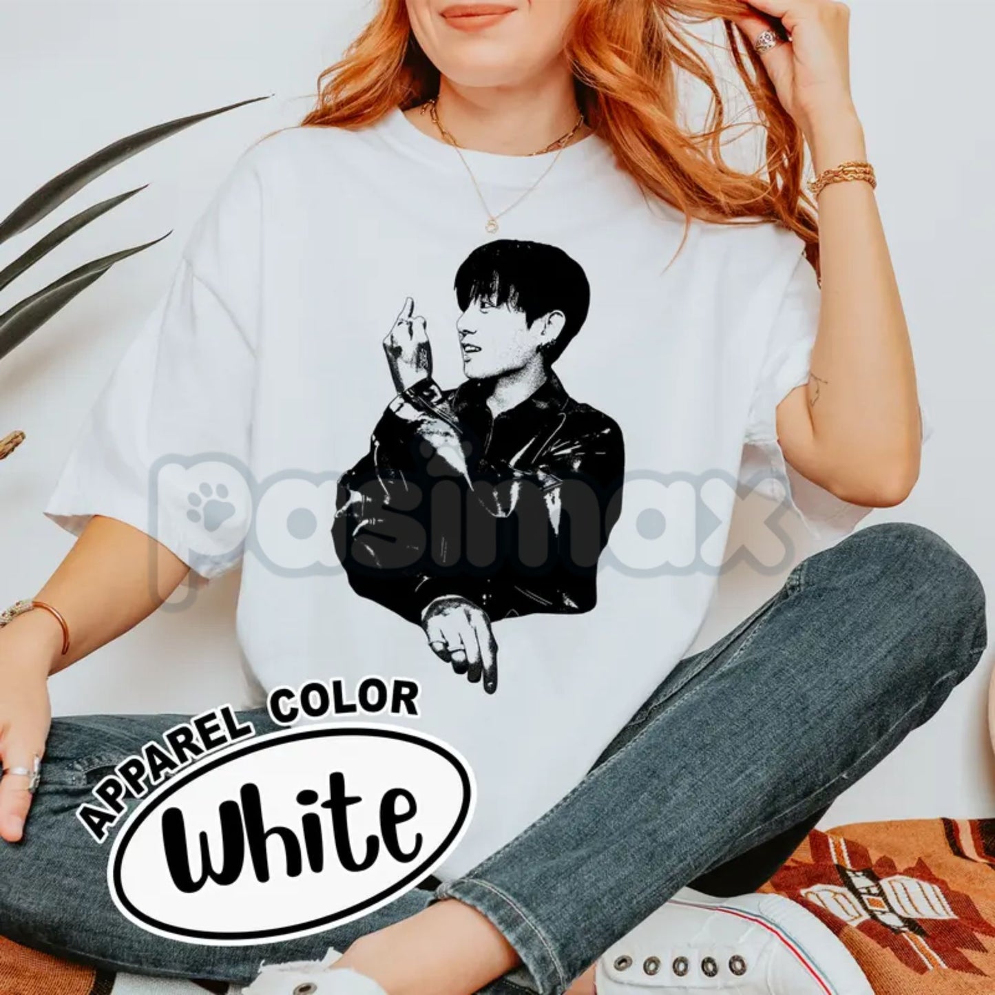 JK Vintage Graphic T-Shirt – Retro 90s Bad Boy Aesthetic Tee, K-Pop Inspired Streetwear, Oversized Grunge Fan Merchandise for Men & Women