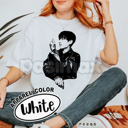 JK Vintage Graphic T-Shirt – Retro 90s Bad Boy Aesthetic Tee, K-Pop Inspired Streetwear, Oversized Grunge Fan Merchandise for Men & Women
