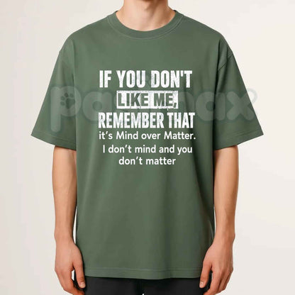 Mind Over Matter T-Shirt – Inspirational Fitness Unisex Cotton Graphic Tee