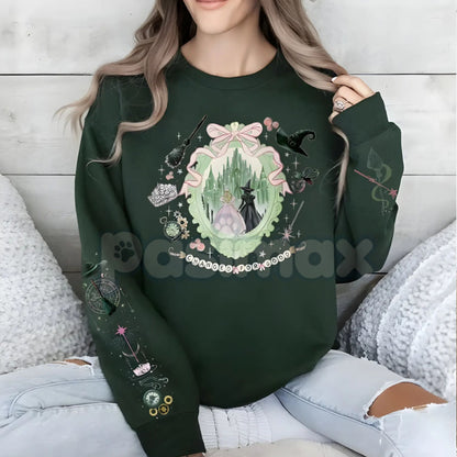 Enchanted Emerald Friendship Sweatshirt – Magical Best Friend Matching Crewneck