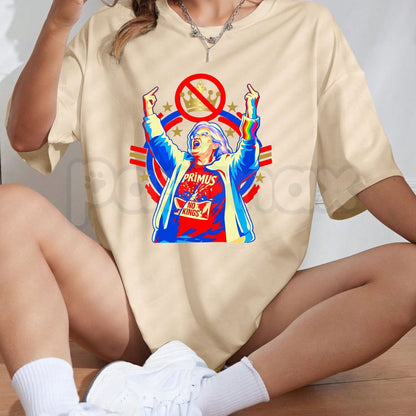 Women's Primus No Kings T-Shirt – Retro Funk Metal Band Graphic Tee