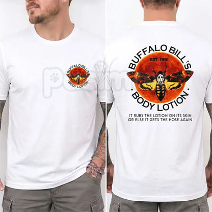 Buffalo Bill's Body Lotion Shirt – Silence Of The Lambs Horror Tee, Retro Halloween Movie Unisex Graphic T-Shirt
