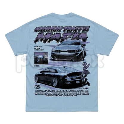 Common Traffic Mafia Stance Car Culture Back Print T-Shirt – JDM Automotive Unisex Cotton Tee